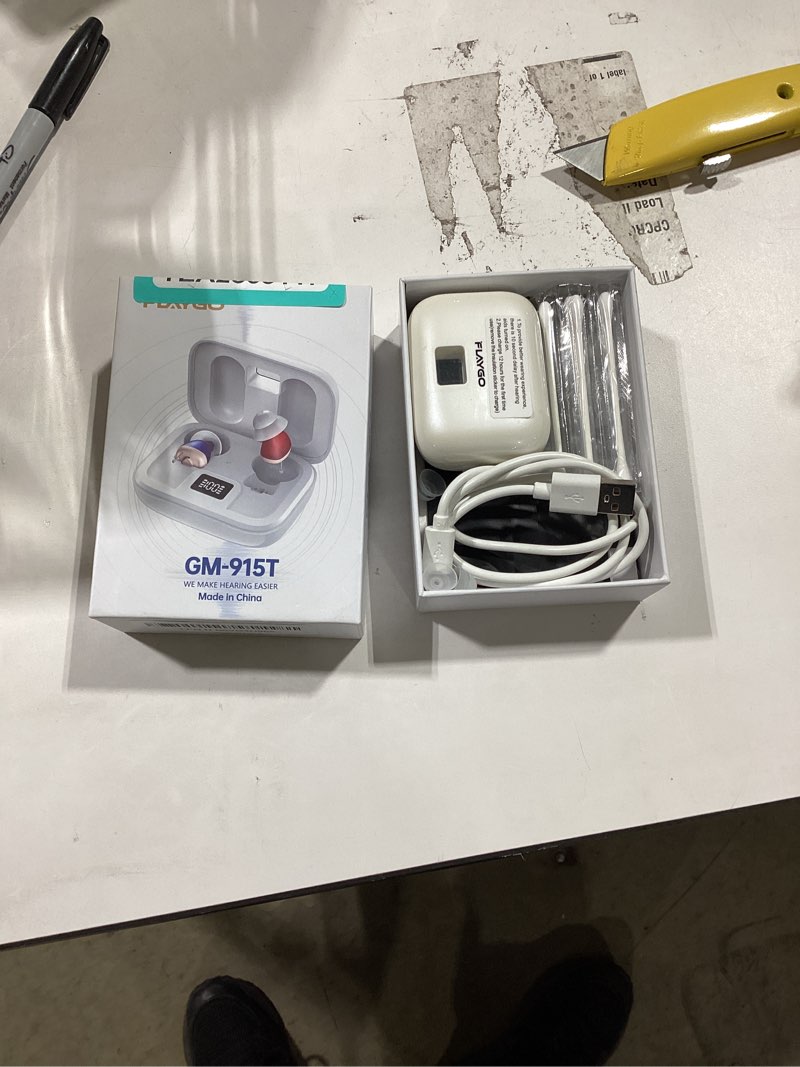 Condition photo showing Good Condition for Rechargeable Hearing Aids for Seniors with 16-Channel Digital Chips Intelligent Noise Cancellation for Clear Sound Super-Mini Invisible Design Comfort Fit in Ear Canal & 7-Day Ultra Standby