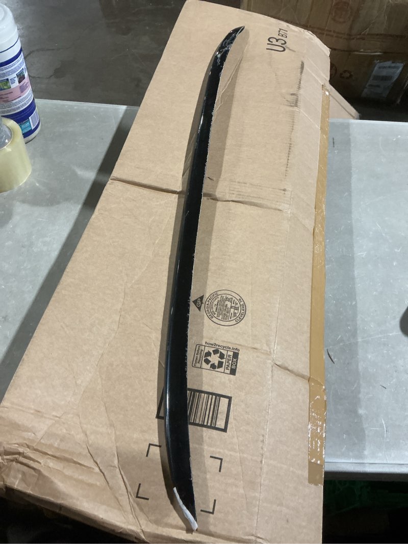 Condition photo showing As Is for tcr rear roof spoiler wing lip body kit compatible for volkswagen vw golf 7 .5 mk7 gti gtd r 2013-2020 abs hatchback tail black for gti gtd r