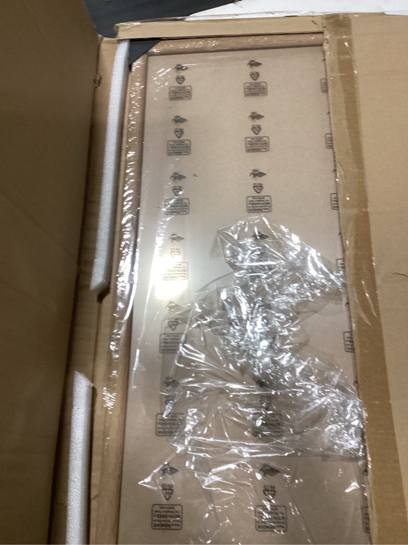 Condition photo showing New/Like New for Rustic Oak 20x27 Frame - Single Frame, 20 x 27 Poster Frame for Artwork, Puzzles, Photos and Movie Posters Picture Frames 20" x 27"