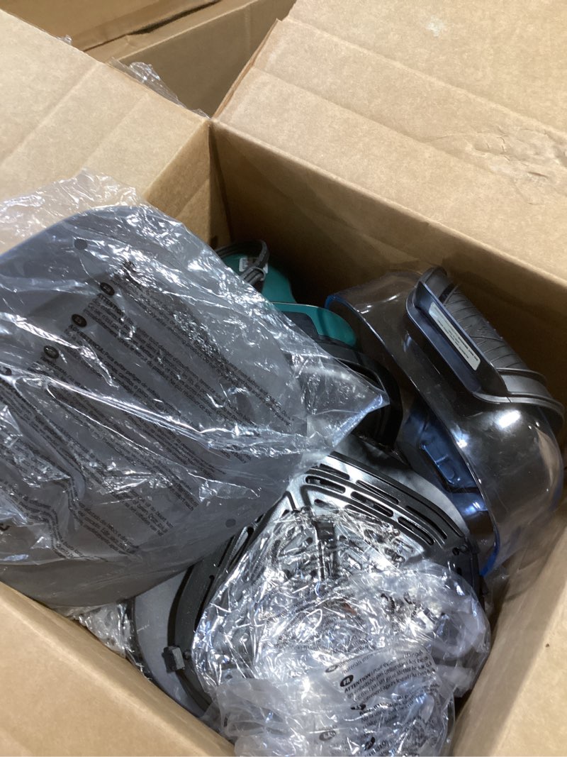 Condition photo showing Good Condition for ninja crispi 5-in-1 glass air fryer | 450°f, nontoxic, 4qt & 6-cup containers & lids | microwave, freezer, dishwasher safe | max crisp, air fry, bake, recrisp, keep warm | brit. racing green, fn103bf green bundle 4 qt