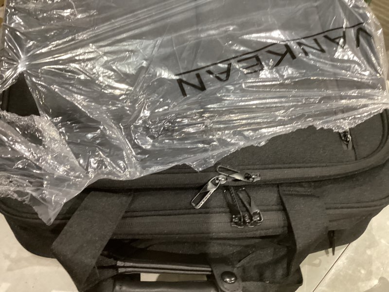 Condition photo showing Good Condition for vankean 17.3 inch rolling laptop bag, waterproof overnight rolling bags, laptop bags for travel/work/business, stylish carry on briefcase, black