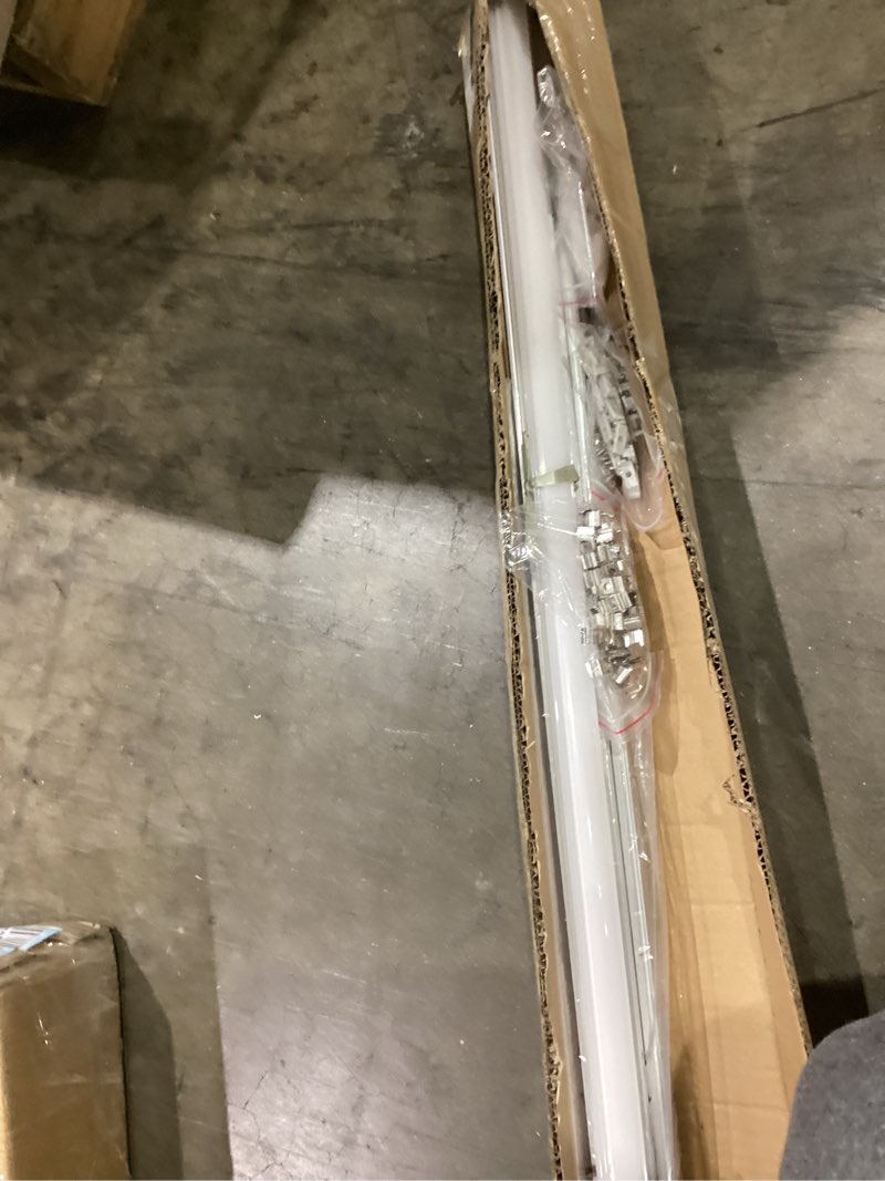 Condition photo showing Good Condition for hunhun 10-pack 6.6ft/ 2meter u shape led aluminum channel system with milky cover, end caps and mounting clips, aluminum profile for led strip light installations, very easy installation
