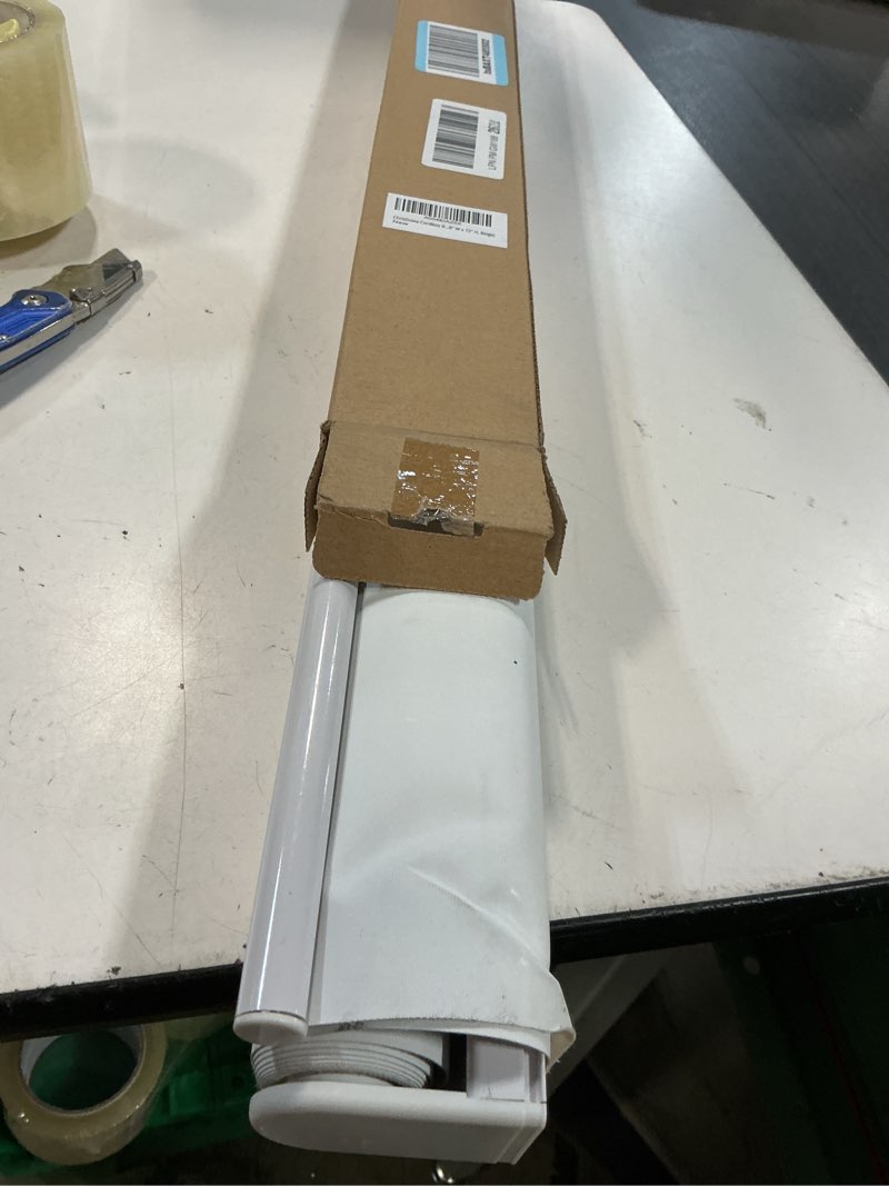 Condition photo showing Good Condition for chrisdowa cordless blackout roller shades for windows, thermal insulated uv protection pull down shades, total blackout window blinds for home, office, bedroom, door (38" w x 72" h, beige) 38"w x 72"h beige
