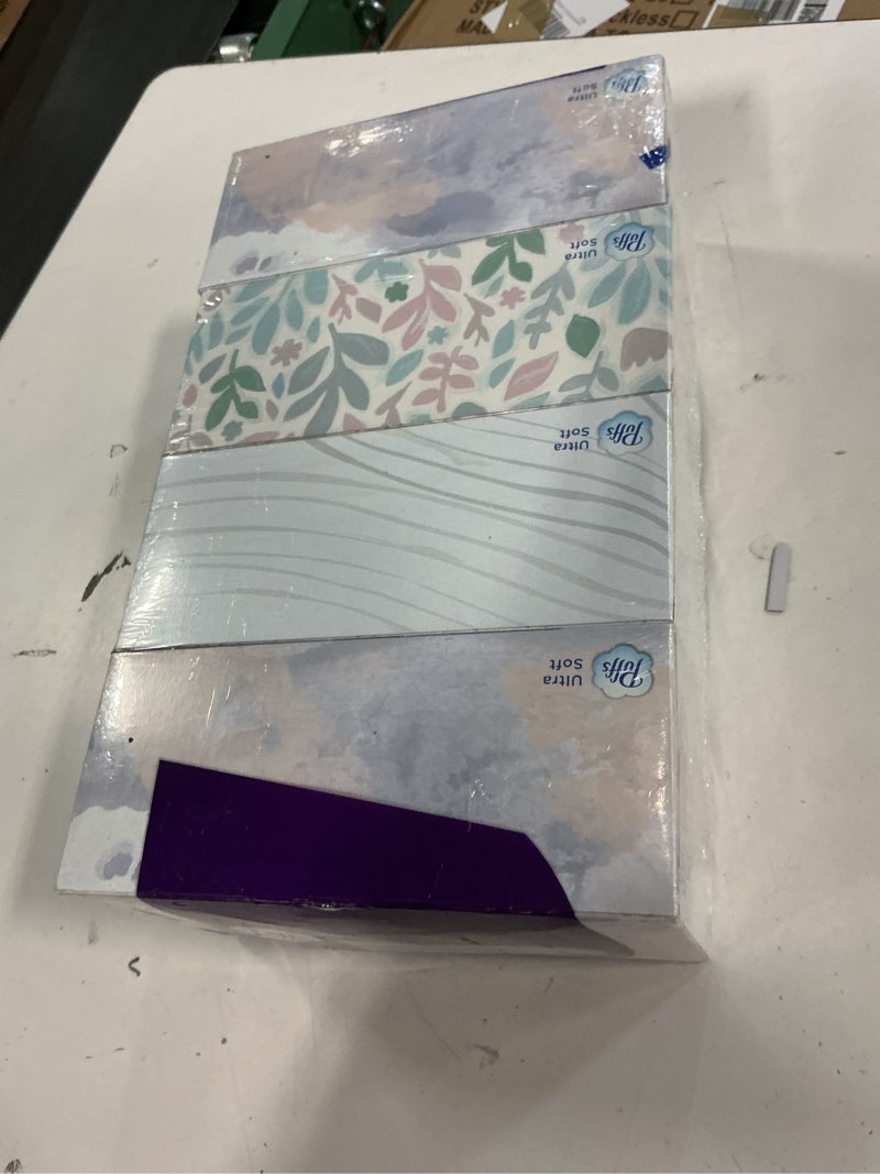 Condition photo showing Good Condition for (Incomplete, only4 pack)Puffs Ultra Soft Non-Lotion Facial Tissue, 8 Family Boxes, 124 Facial Tissues per Box 124 Count (Pack of 8)