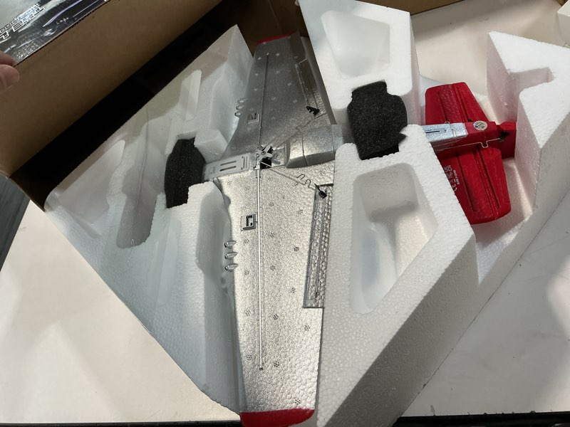 Condition photo showing Good Condition for leambe 4 channel rc plane, ready to fly aerobatic aircraft, easy control for beginners, p51 mustang rc airplane best gift for adults white large