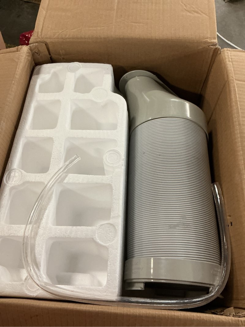Condition photo showing As Is for shinco 8,000 btu portable air conditioner - 3-in-1 cool/dehumidifier/fan for rooms up to 350 sq.ft, remote control & 24h timer, compact ac unit for bedroom/office