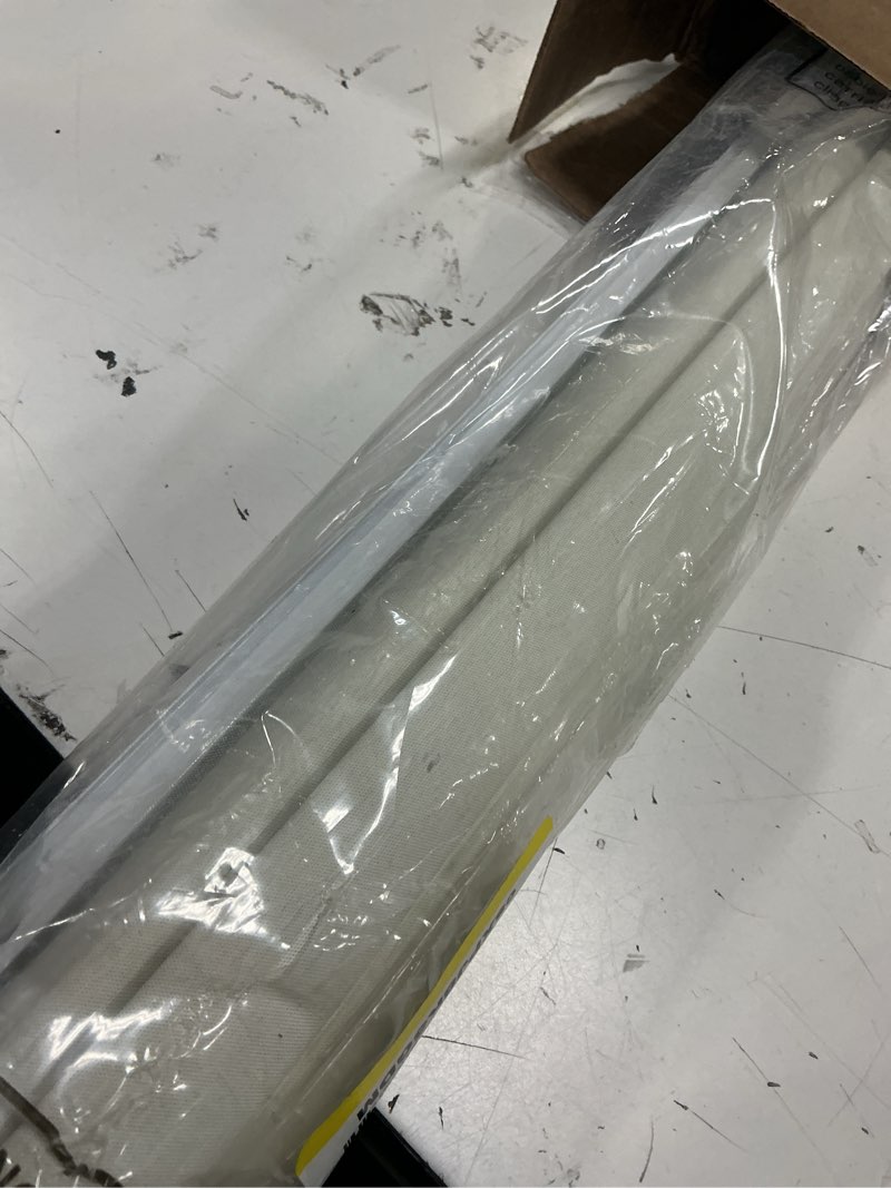 Condition photo showing Good Condition for eclipse arbor total privacy blackout cordless window roller shade for living room, 34 in x 72 in, ivory 34"w x 72"h ivory