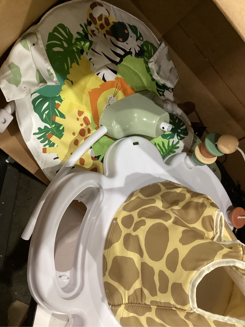 Similar )))Portable Baby Chair with Snack Tray, BPA-Free Teether and Clacker Toy, Plush Giraffe Seat Pad, Sit-Me-Up Floor Seat, HPJ16