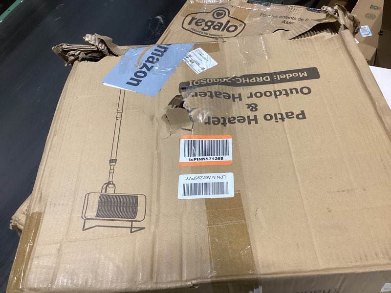 Condition photo showing Good Condition for Outdoor Heaters for Patio, 1500W, 3 Heat Modes & 12H Timer, IP54 Waterproof Electric Heater with Adjustable Height, Tip-Over Protection, 78" Portable Infrared Heater for Indoor Outdoor use, Black