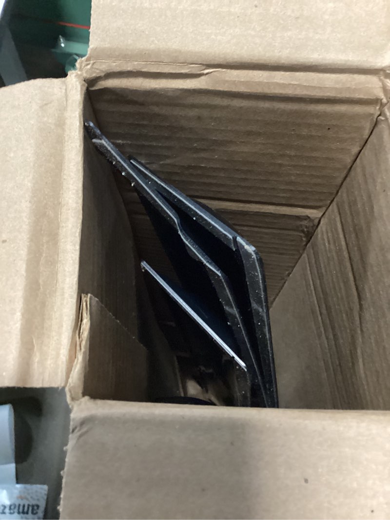 Condition photo showing As Is for ikon motorsports window visors compatible with 2013-2017 honda accord 9th gen sedan only, acrylic smoked jdm stick on external wind deflectors, 2014 2015 2016 mugen style smoke/tinted