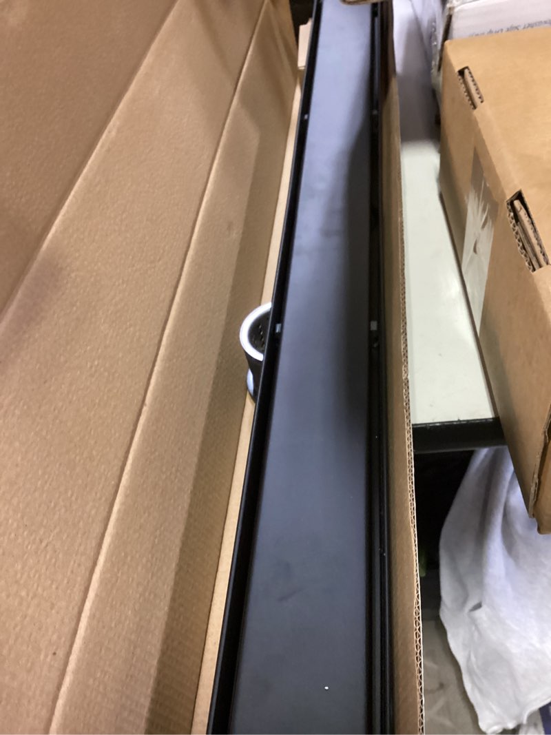 Condition photo showing Good Condition for 32-Inch Linear Shower Drain with Tile Insert Grate, 2-in-1 Flat Reversible Matte Black Cover, Rectangle Floor Drain Brushed 304 Stainless Steel Including Hair Strainer Matte Black 32 IN