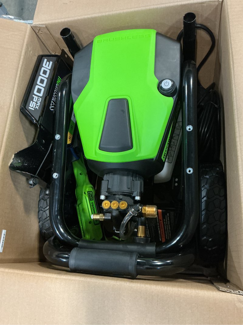 Condition photo showing Good Condition for greenworks pro 3000-psi 2.3-gpm cold water electric pressure washer