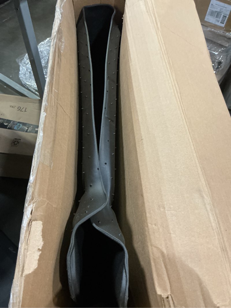 Condition photo showing As Is for husky liners weatherbeater floor mats | fits 2019 - 2025 chevrolet silverado & gmc sierra 1500; 2020-2025 silv./sierra 2500/3500 crew cab w/carpet & underseat stg | front & 2nd row, 3-pc black - 94021 weatherbeater - black