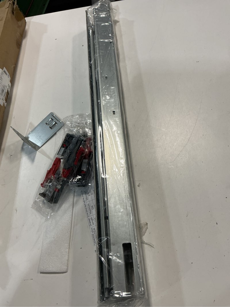 Condition photo showing New/Like New for 24 Inch Soft Close Undermount Drawer Slides, Concealed Drawer Rails with Rear Brackets for Kitchen Cabinets, TV Stand, Closet Drawers (1 Pair) (24 Inch)