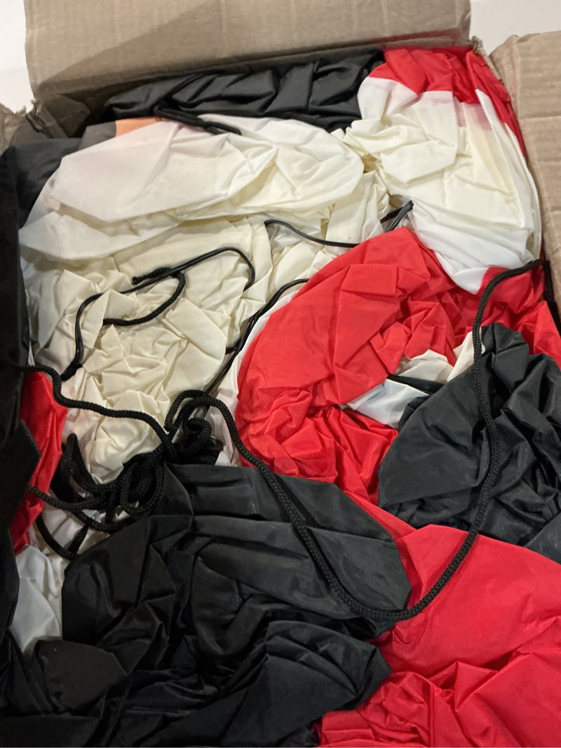 Condition photo showing As Is for 14.5 ft christmas inflatables, giant inflatable santa claus holding gift bags, blow up christmas santa claus outdoor decorations for party holiday lawn yard