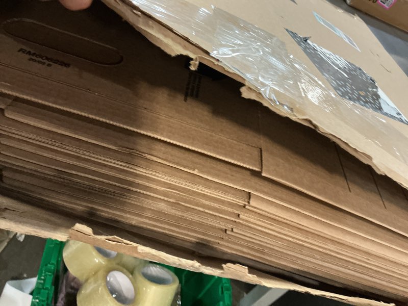 Condition photo showing Good Condition for amazon basics moving and storage boxes with handles and lift-off lids, medium, 19" x 14.5" x 15.5", brown, 10-pack brown medium