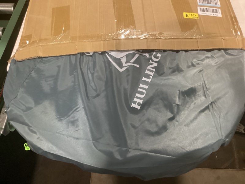 Condition photo showing Good Condition for 4 Person Easy Pop Up Tent,9.5’X6.6’X52'',Waterproof, Automatic Setup,2 Doors-Instant Family Tents for Camping, Hiking & Traveling Green 4 Person