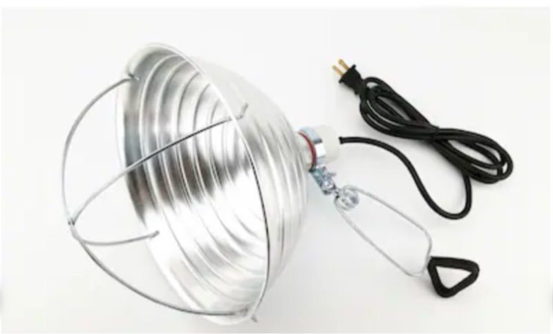 Utilitech 1000 -Lumens Incandescent Plug-in Clamped Work Light