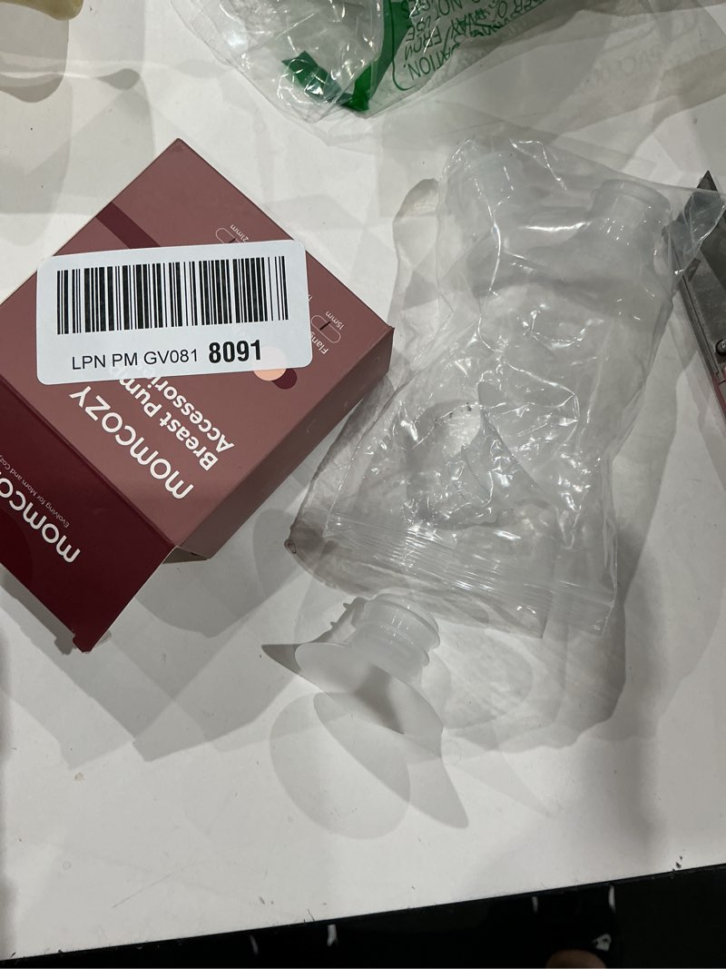 Condition photo showing Good Condition for momcozy m5| m6| m9 original replacement accessories, food-grade silicone & bpa free, original breastfeeding parts, inserts 15/17/19/21mm m5/m6/m9-15/17/19/21mm