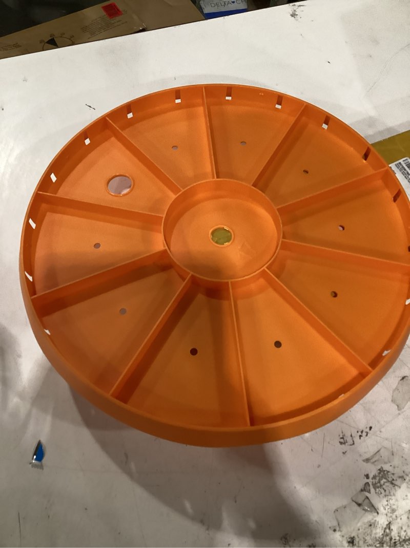 Condition photo showing New/Like New for bloem, t6327, ups-a-daisy round planter insert, planters, 17", orange