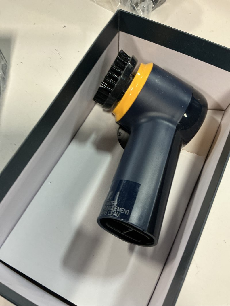 Condition photo showing As Is for philips sneaker cleaner, trainer cleaning kit with 3 brush heads for different materials, effective cleaning, portable, battery powered, safe for your sneakers, simple to use, blue (gca1000/60)