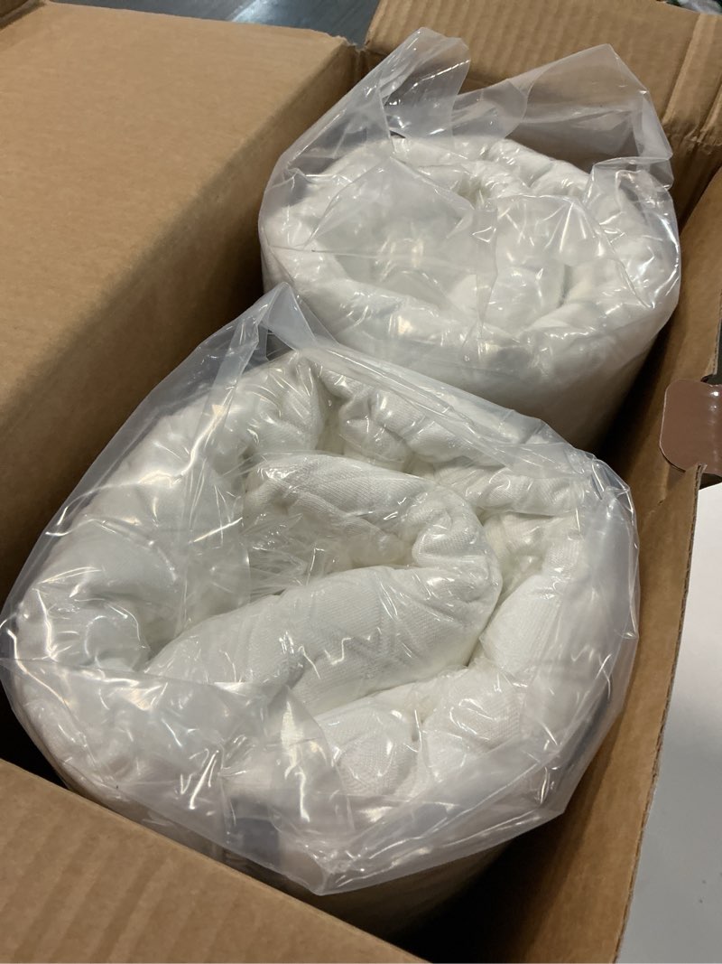 Condition photo showing New/Like New for DAYLUCK Cooling Bed Pillows for Sleeping 2 Pack, Standard/Queen Size Set of 2, Firm and Soft Adjustable Shredded Memory Foam Pillows for Side Back Stomach Sleepers, Neck Pain Relief White Queen(Pack of 2)