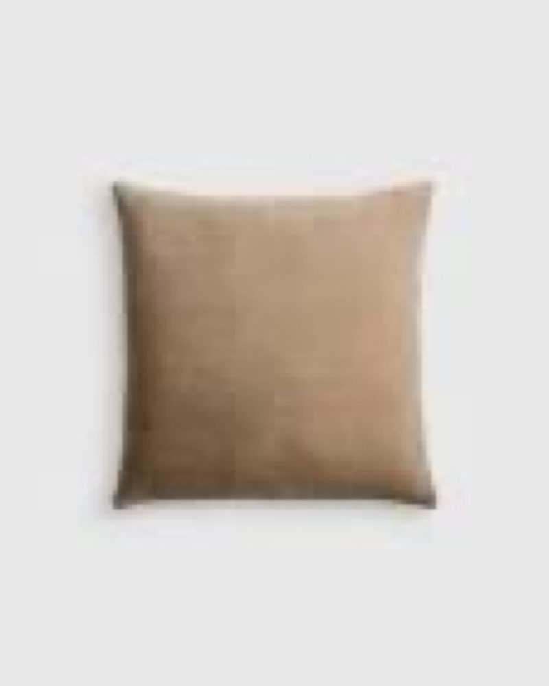 Classic Cotton Velvet Pillow Cover, 20x20, Taupe