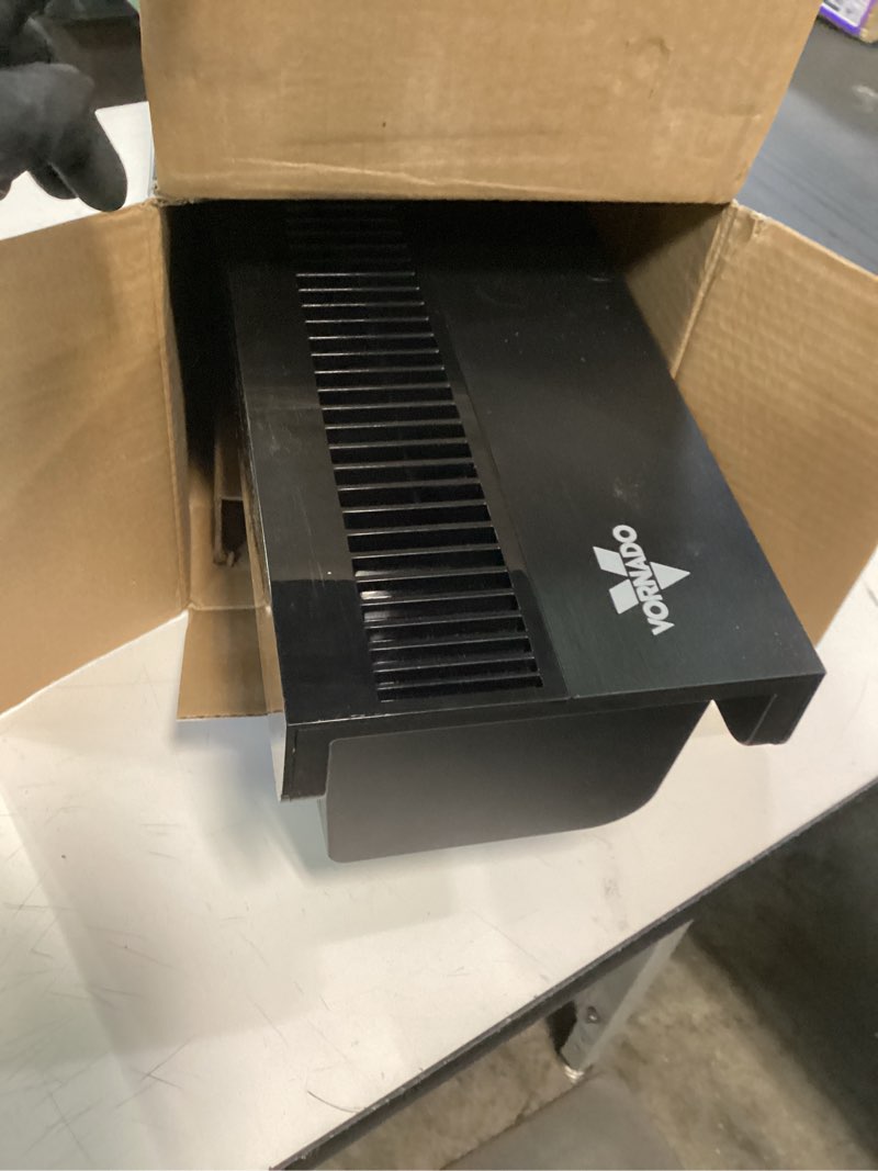 Condition photo showing As Is for Vornado PROFILE Window Fan, Whole Room Air Circulator, Reversible Exhaust, Quiet Operation, 3 Speed Settings, Low Profile Window Fan for Kitchen, Bedroom, and Home, Black