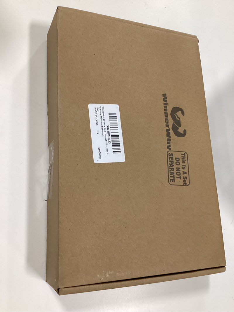 Condition photo showing New/Like New for 200 Pcs End Domestic Violence Wristband Silicone Purple Ribbon Awareness Wristbands Anti Domestic Violence Movement Gifts Reward for Classroom School Home Office