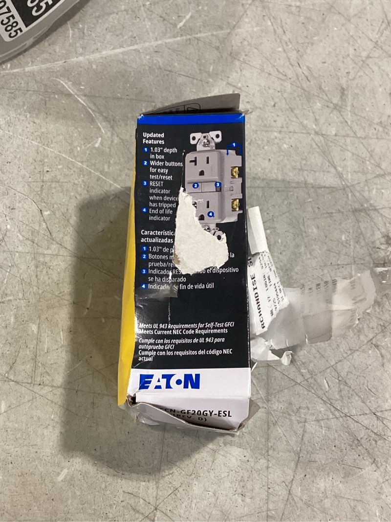 Slim gfci receptacle 20A 125V
