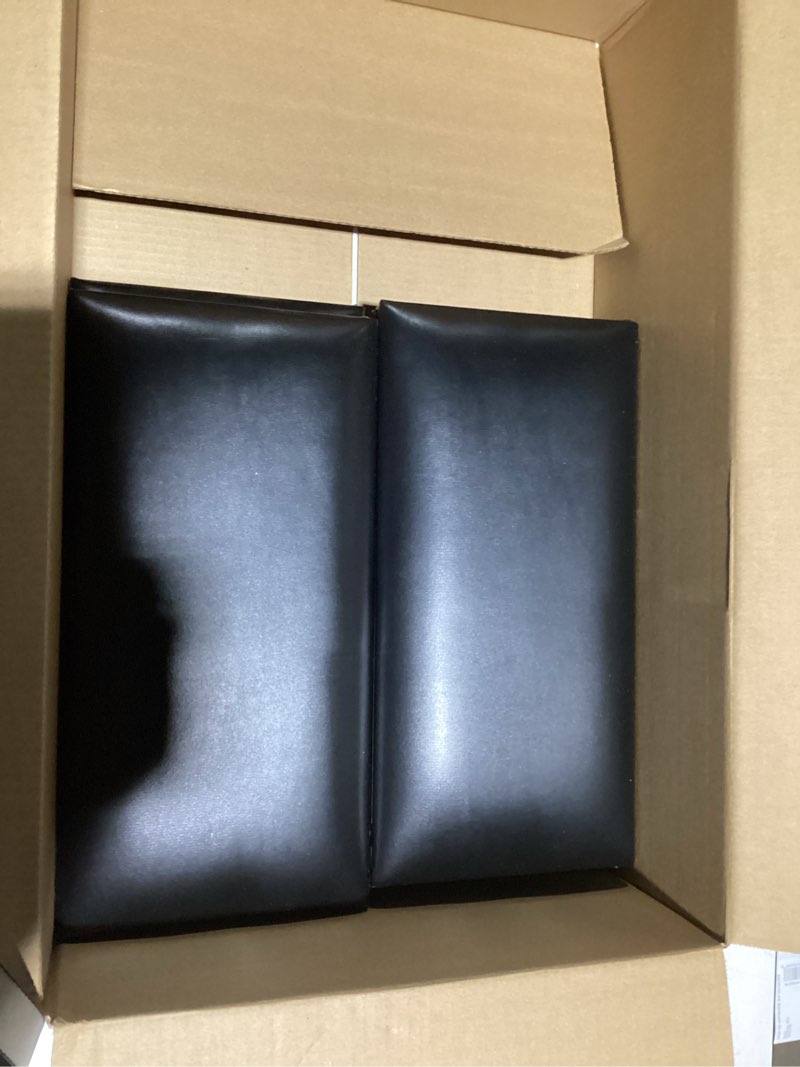 Condition photo showing Good Condition for Umedol 3D Anti-Collision Wall Padding Kids, Black Peel & Stick Headboard Pack of 6 Panels Sized 7.8" x 15.7", Self-Adhesive Panels for Bedroom/Living Room Upholstered Wall 7.8 IN (W) x 15.7 IN (L)-6 Pack Black