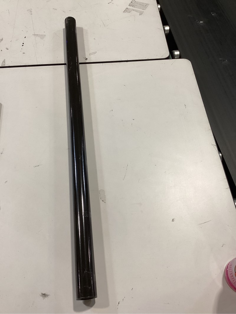 Condition photo showing As Is for wpctev one way window privacy film, see out not in daytime mirror tint for home, heat blocking window film with sun & uv control static cling reflective glass covering black silver 17.5inch x 6.5feet black silver 17.5 inch x 6.5 feet