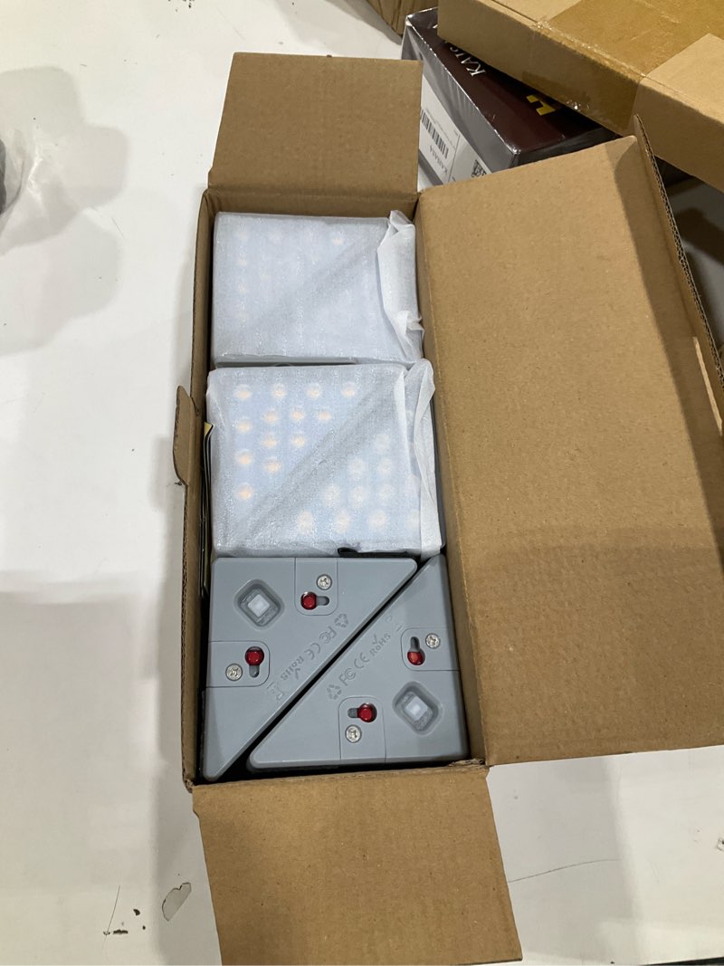 Condition photo showing Good Condition for led solar step lights waterproof outdoor stair lights, solar deck lights outdoor decor ip67 solar decoration lights for yard, patio, garden, walkways, front door, pathway, driveway, porch 6 pack warm white 6 pack