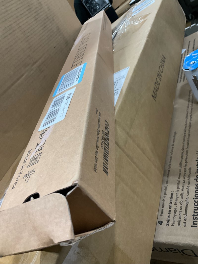 Condition photo showing As Is for 30 inch(75cm) Premium Kitchen Sink Silicone Water Splash Guard SIZE UPGRADE 30" and new package - NO Suction Cups, Ultra Wide 30" - Made in Korea (Ultra Wide Eco Gray) Eco Gray Ultra Wide