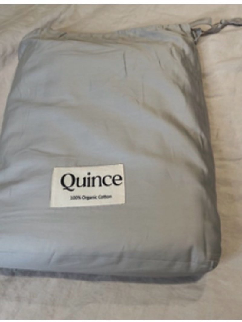 quince organic cotton gray duvet organic cotton queen