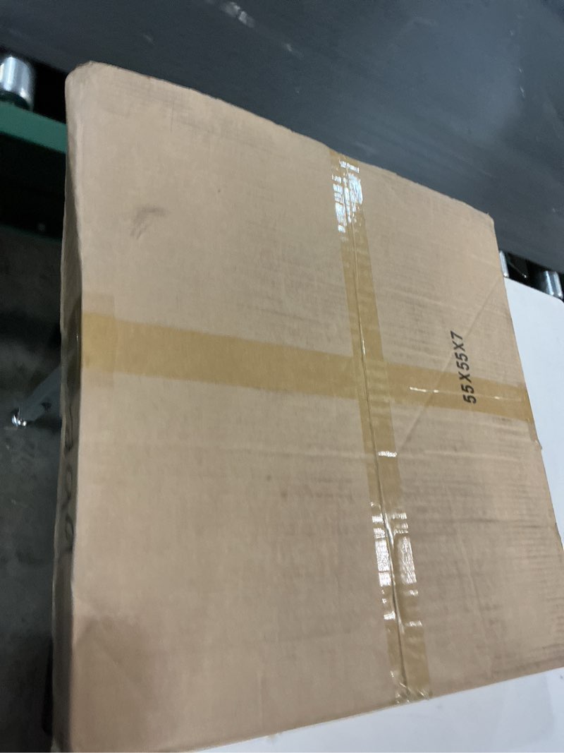 Condition photo showing New/Like New for Cuspin 20 inch Modern Wall Clock with Swing Pendulum, Battery Operated Silent Non-Ticking Metal Wall Clock for Living Room Decor, Decorative Hanging Clock for Bedroom, Office, Kitchen, Home Wall Minimalist Metal 20 Inch