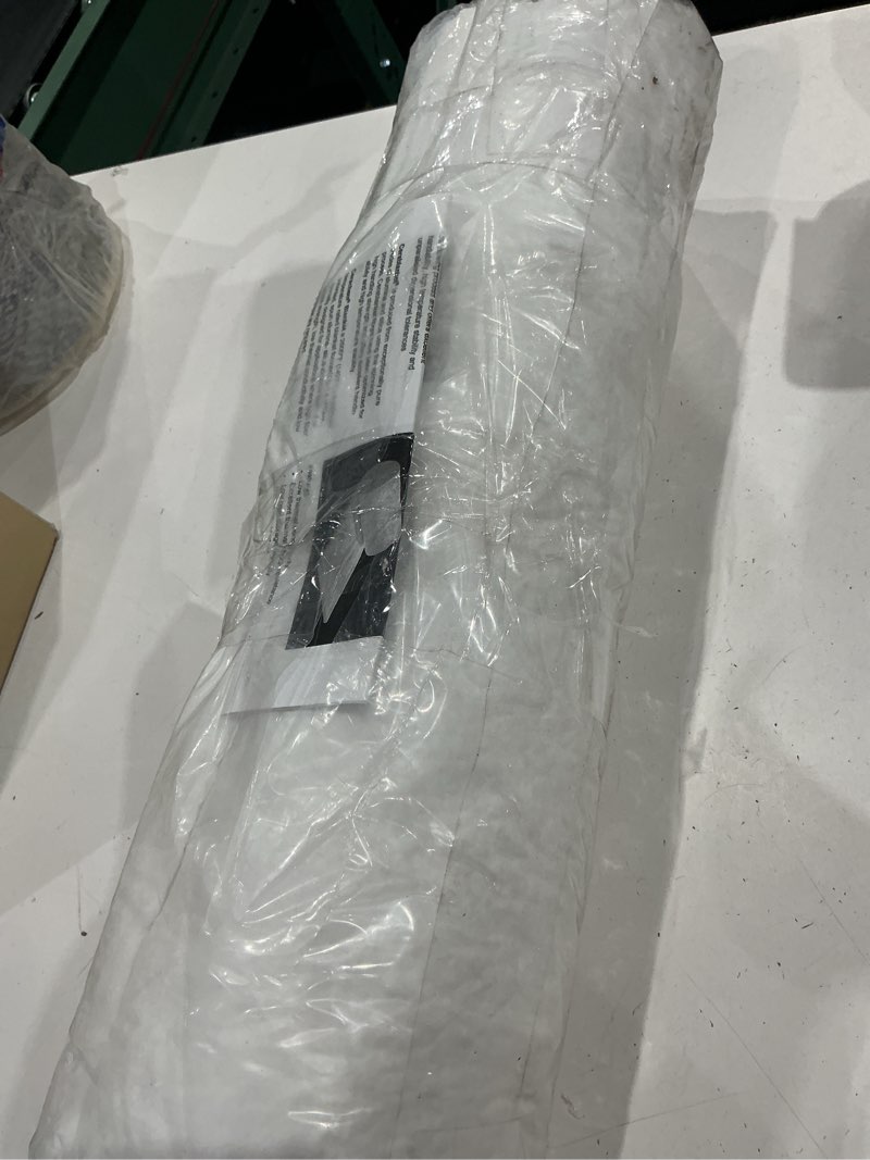 Condition photo showing As Is for lynn manufacturing 2" thick, superwool plus insulation, morgan thermal ceramics, 2200f rated, 8 lb. density, 24" wide, 12.5 ft. long, ceramic fiber alternative, safer kaowool