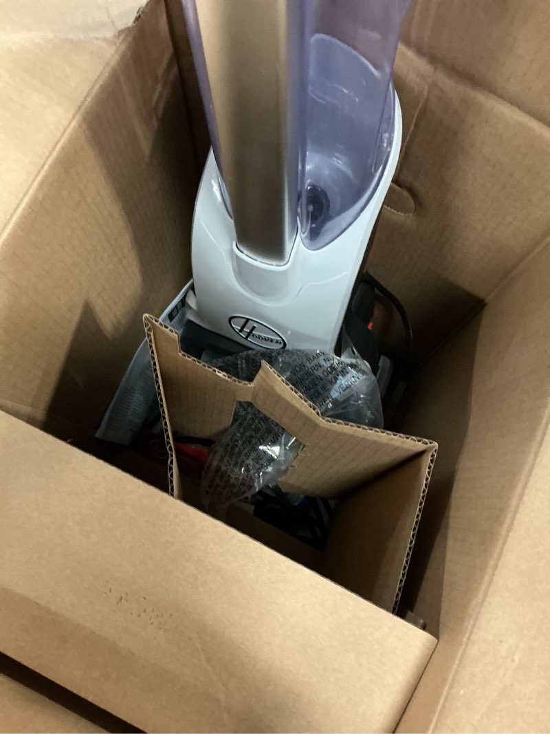 Condition photo showing As Is for hoover powerdash pet carpet cleaner