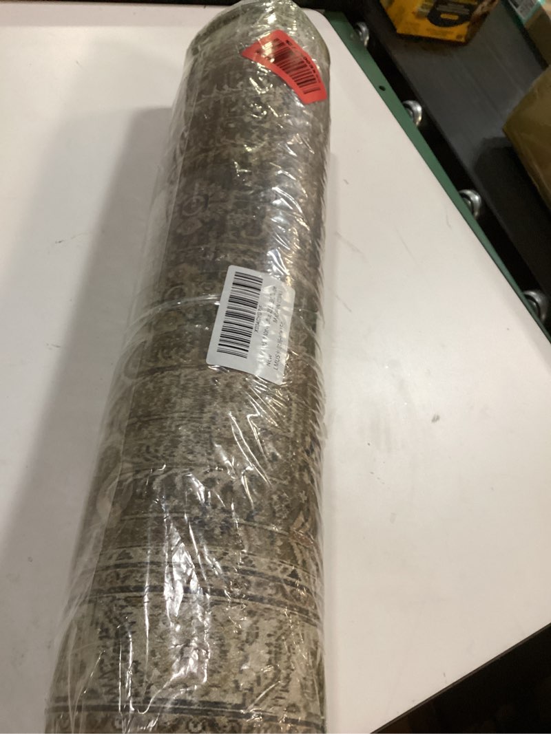 Condition photo showing New/Like New for LUMI 2025 Upgraded Anti Fatigue Cushioned Kitchen Mat for Floor, Non-Slip Comfort PVC Padded Mats with Faux Leather Surface for Desk Office, Sink, Laundry, 24"x59" Tawny Echo 59"L x 24"W x 0.4"Th