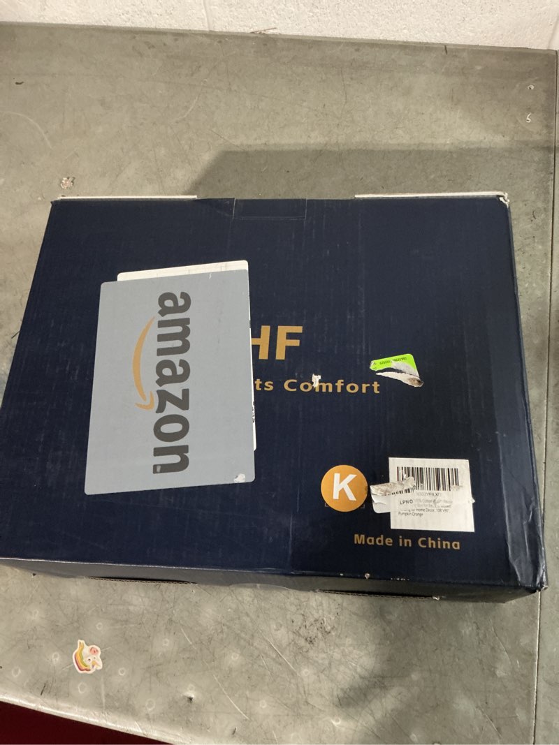 Condition photo showing New/Like New for phf 100% cotton waffle weave blanket king size, soft lightweight breathable cozy blankets for bed, luxury aesthetic woven bedding for home decor, 108"x90", ginger yellow king(108"x90") ginger yellow