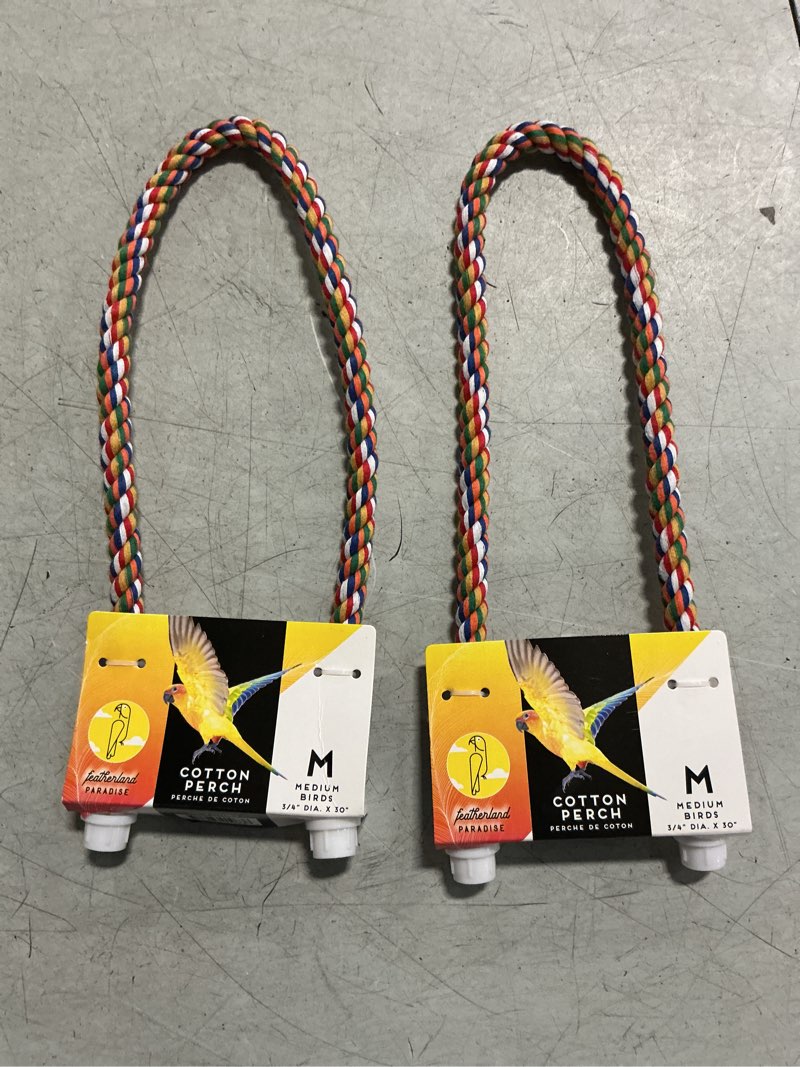 Condition photo showing New/Like New for Featherland Paradise Cotton Perch .75\\\" diameter (total of 2) 