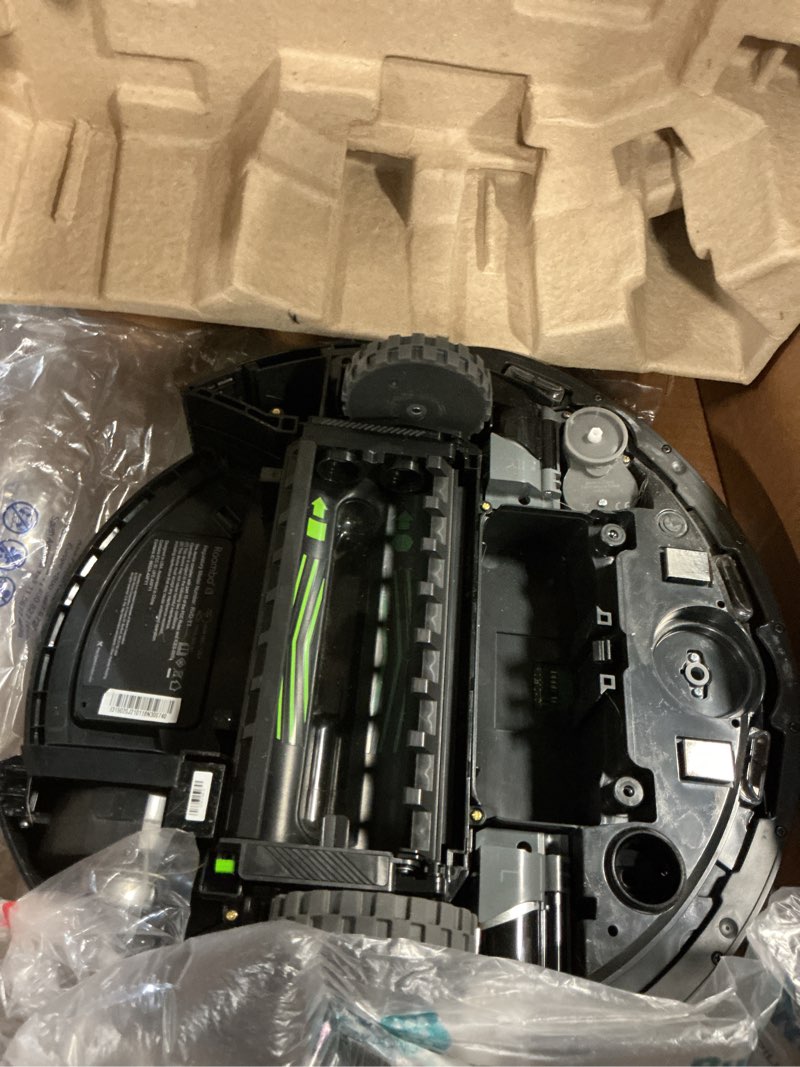 Condition photo showing As Is for iRobot Roomba Vac Robot Vacuum (Q0120) - Easy to use, Power-Lifting Suction, Multi-Surface Cleaning, Smart Navigation Cleans in Neat Rows, Self-Charging, Alexa, 675 Roomba 675