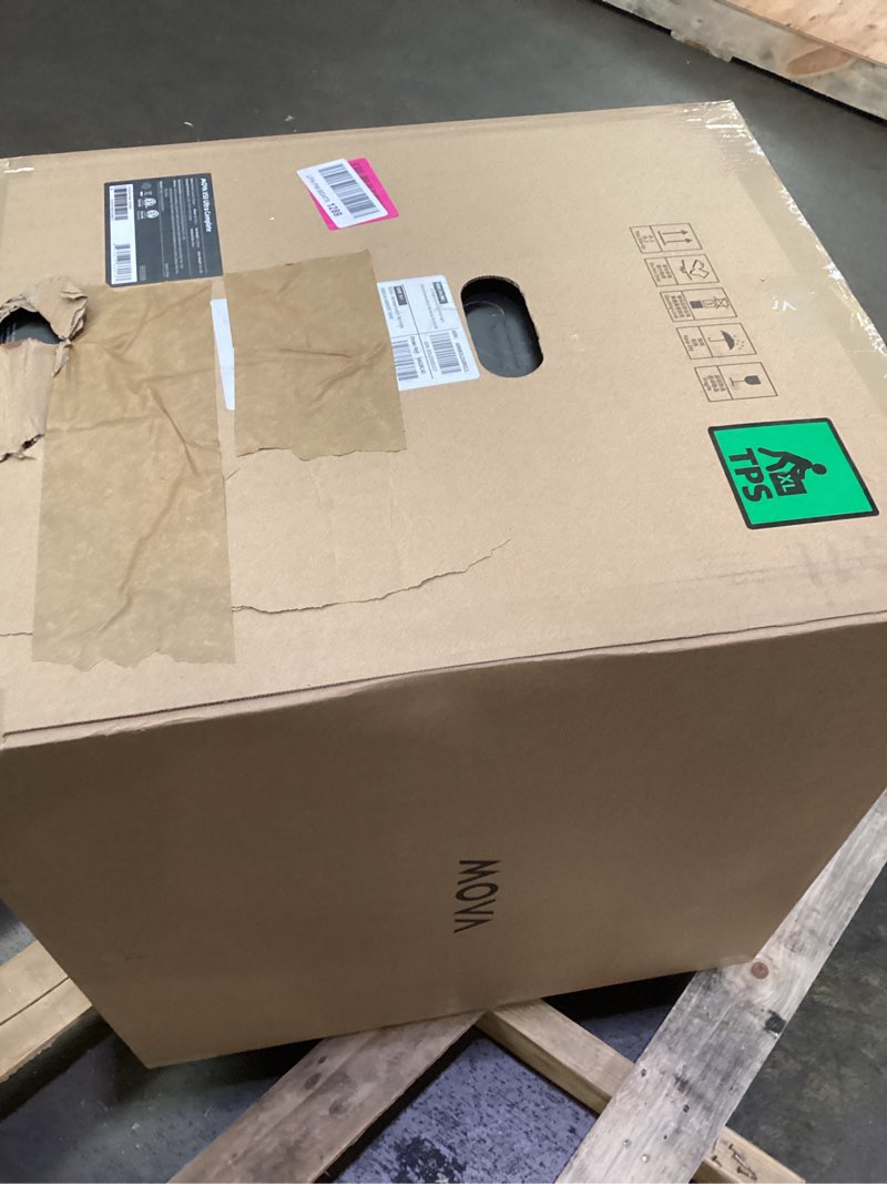 Condition photo showing As Is for mova v50 ultra complete robot vacuum and mop self-cleaning, 24,000 pa suction, liftable navigation with obstacle overcoming and warm water mopping with duosolution system designed for pets, black