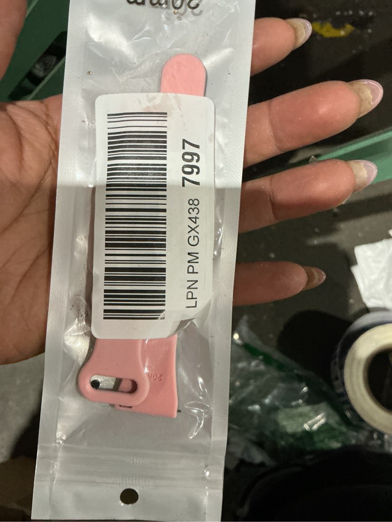 Condition photo showing Good Condition for flower engraved slim silicone watch bands compatible with garmin vivoactive 6 /vivoactive 5/3/3 music, 20mm thin sport soft strap for garmin venu 2 plus/venu sq/forerunner 165/55/245 black/pink