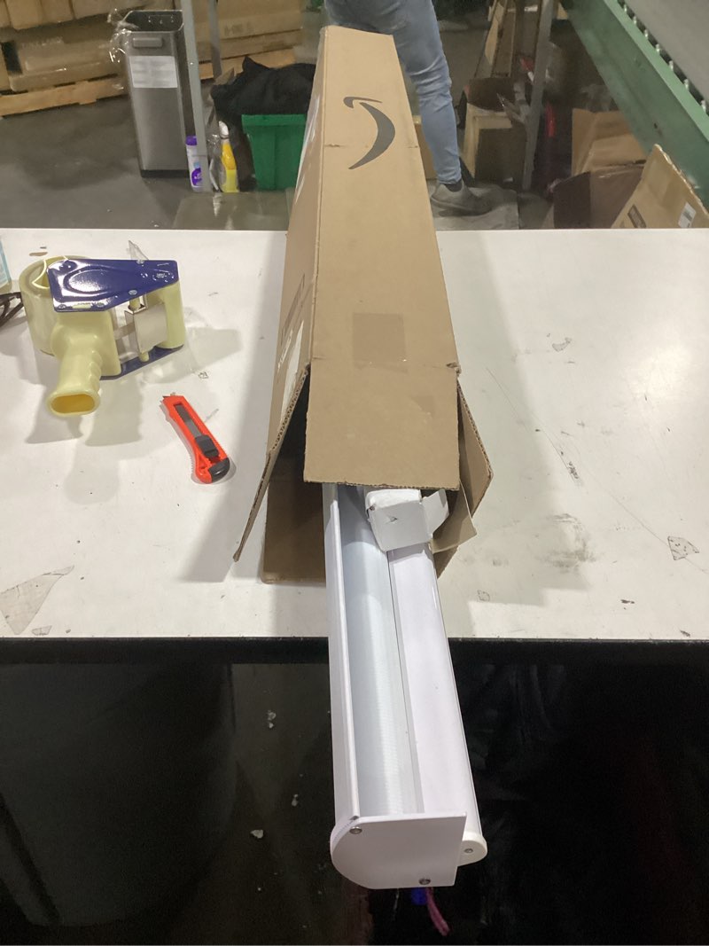 Condition photo showing New/Like New for CHICOLOGY Window Shade, Zebra Blinds, 34''W x 72''H, Polyester Blend, Cordless, Basic Arctic 34"W x 72"H Basic Arctic