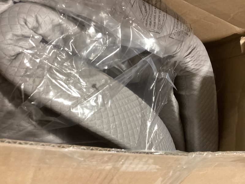 Condition photo showing Good Condition for HOMBYS Wedge Pillow Headboard for Bed Gap,Foldable Wedge Gap Filler King Size,Matterss Gap Filler,Multi Functional Bed Crack Pillow, Fill The Gap (0-7") Between Your Headboard and Mattress Light Grey King(76"x6"x6")