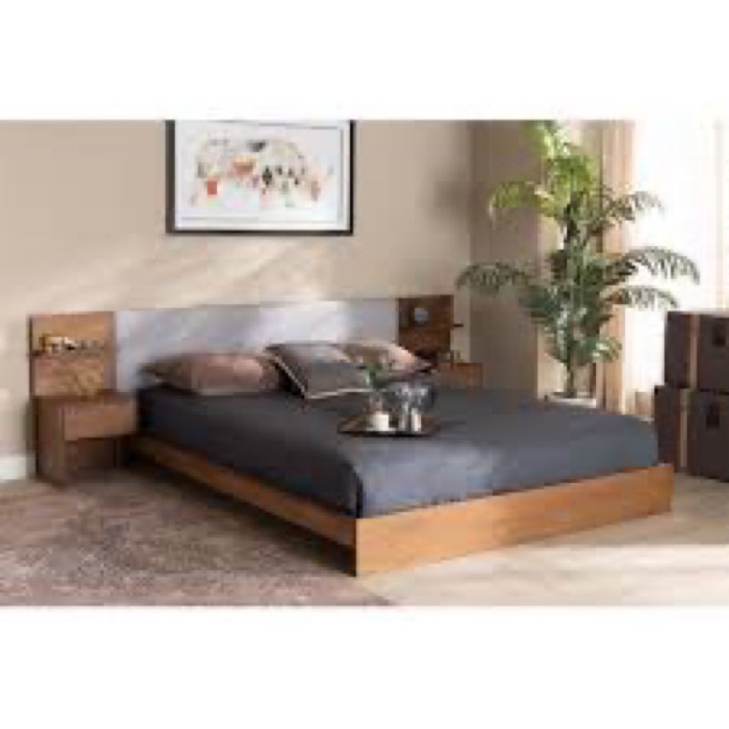 ( incomplete box 2 of 3 )Cutright Queen Platform Bed