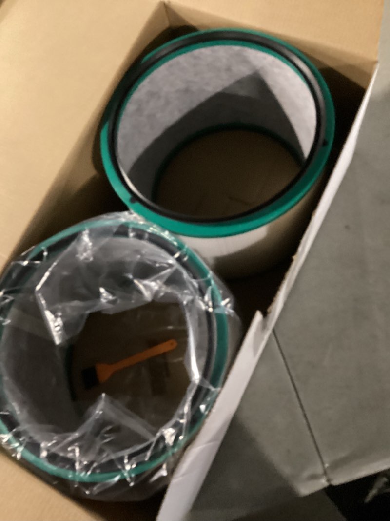 Condition photo showing As Is for 2 Pack Air Purifier Filter Replacements for Dyson HP01, HP02, DP01 Desk Purifiers. Compare to Part # 968125-03 - Compatible with Dyson Pure Hot Cool Link Air Purifier Filter Replacement.