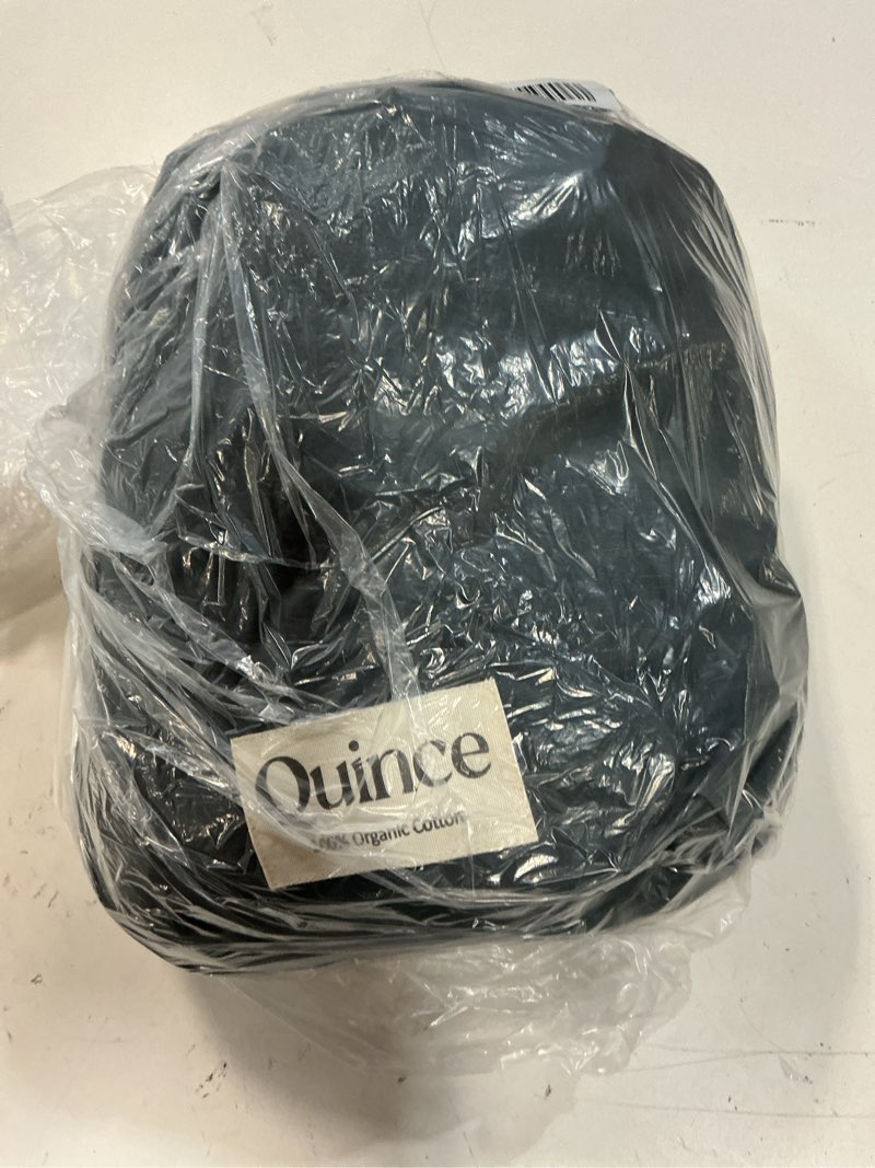 Condition photo showing Good Condition for organic brushed cotton duvet cover set, full/queen, nightfall