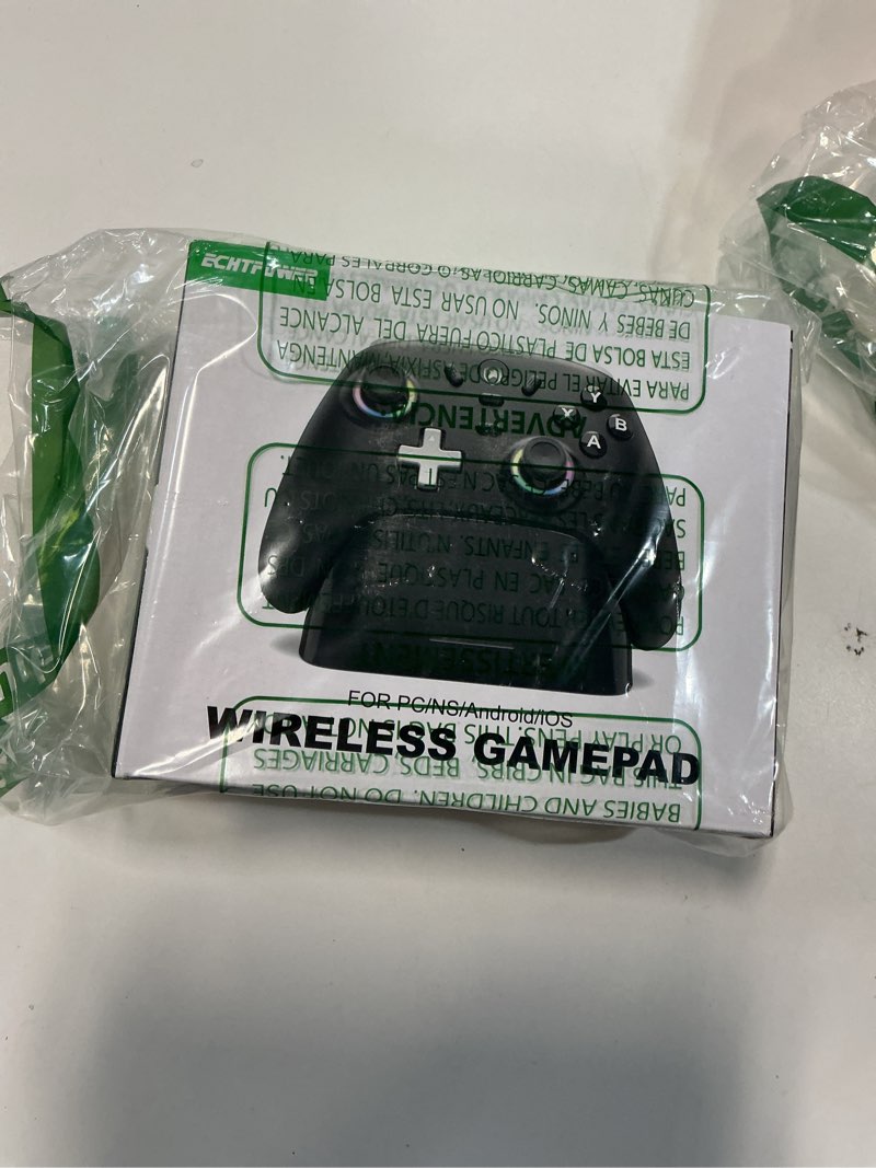 Condition photo showing New/Like New for ECHTPower PC Gaming Controller–Wireless for PC with Hall-Effect Joysticks, 1000Hz Polling Rate, No Drift, Turbo & Vibration, Compatible with Windows/Switch/iOS/Android/Steam –Place & Charge Dock Silver